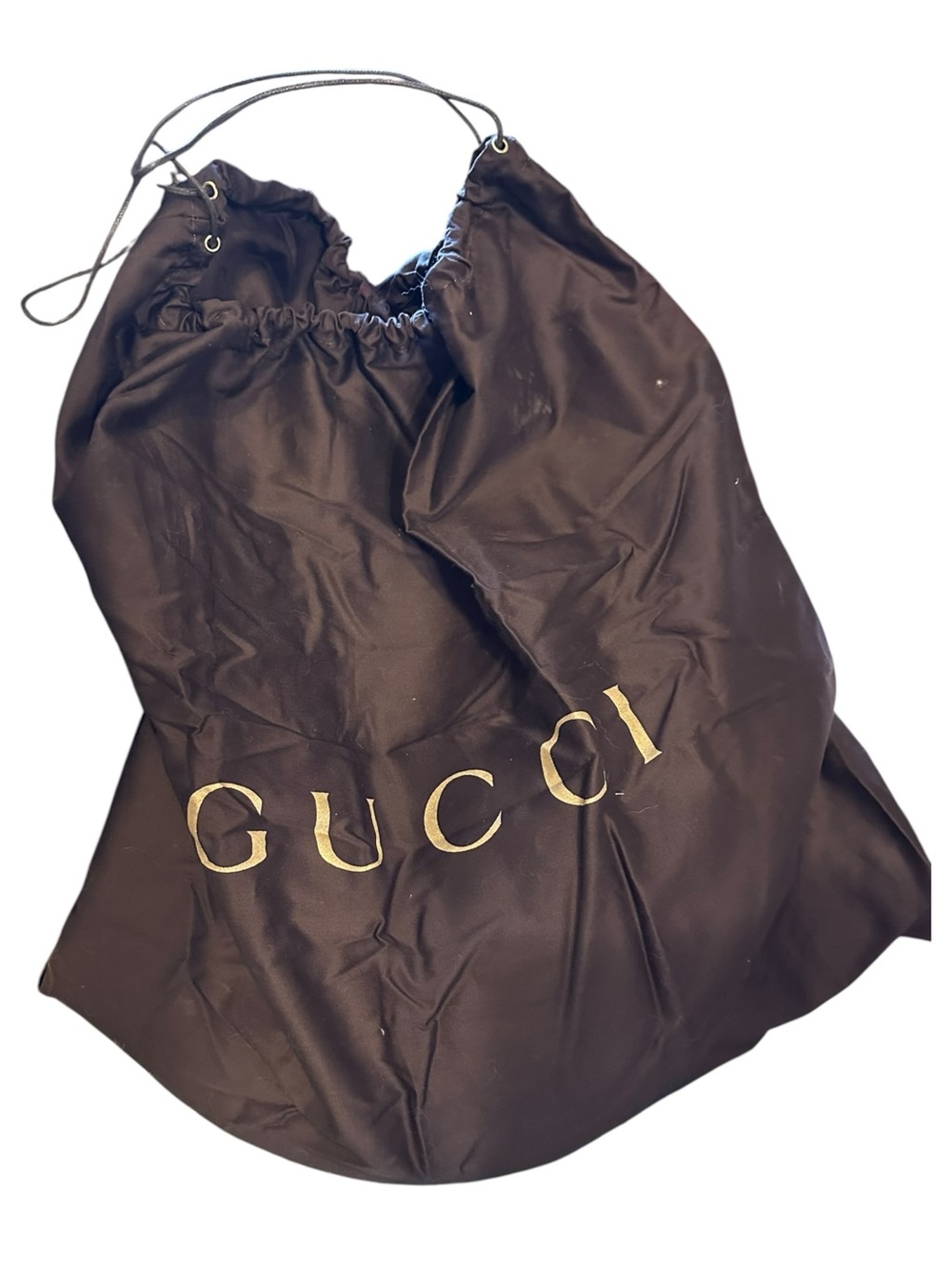 Gucci Rich Brown Horsebit Embossed Leather Shoulder Hobo Bag Bamboo-Ring Detail - Picture 13 of 17